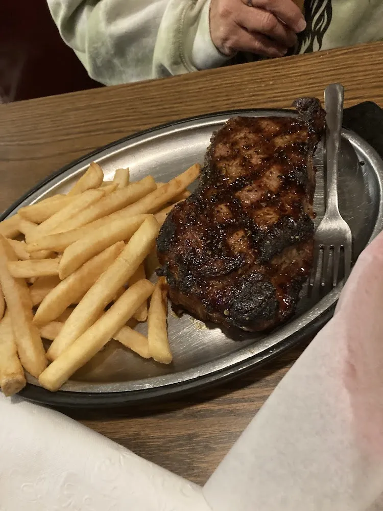 New York Strip and Fries